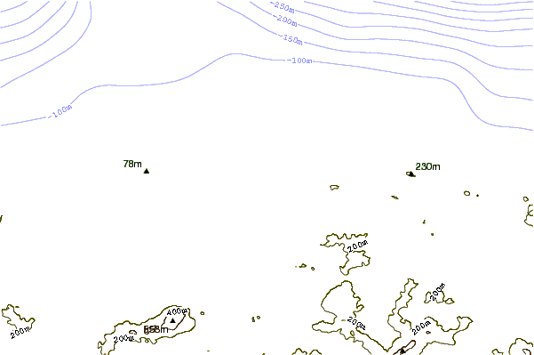 Shoreline around Playa de Arenillas