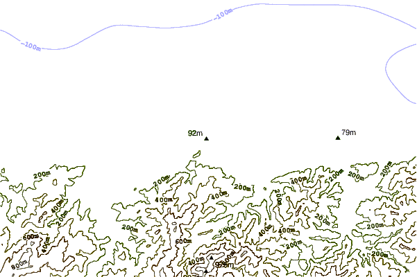Shoreline around Playa de Barayo