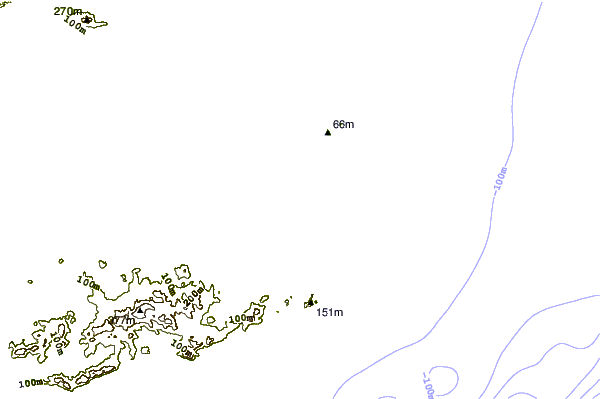 Shoreline around Playa de Entremares