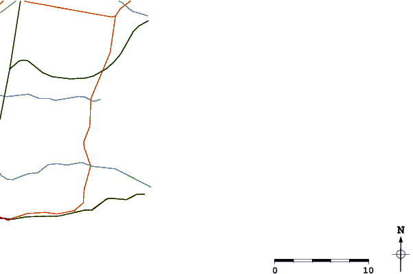 Roads and rivers around Playa de Entremares