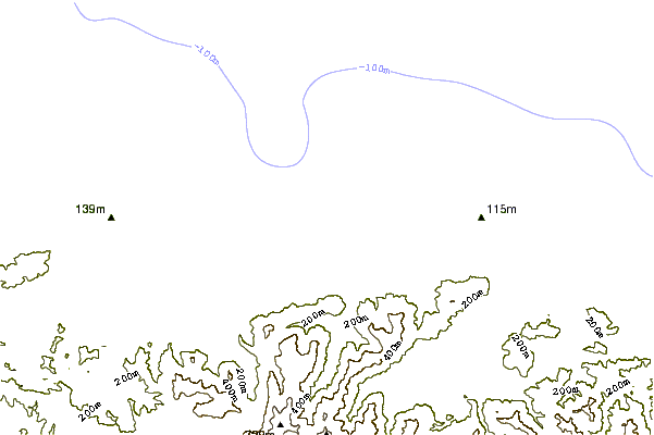 Shoreline around Playa de Espana