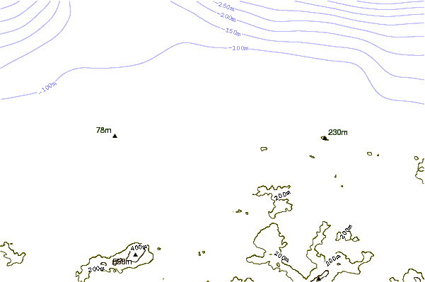 Shoreline around Playa de Galizano