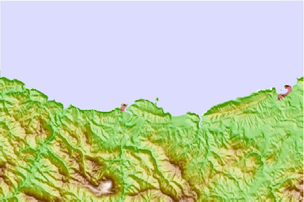 Surf spots located close to Playa de Gaztetape