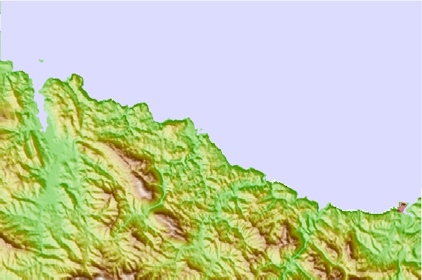 Surf spots located close to Playa de karraspio