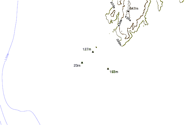 Shoreline around Playa de Ladeira