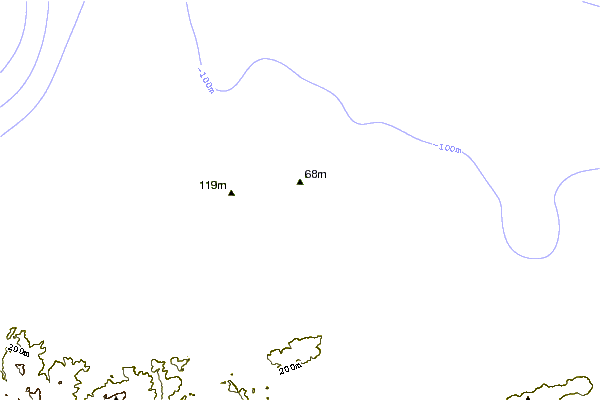 Shoreline around Playa de Luanco