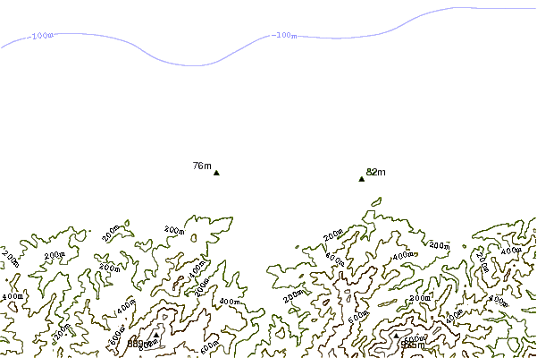 Shoreline around Playa de Navia