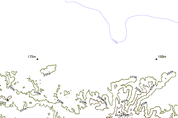 Shoreline around Playa de San Lorenzo