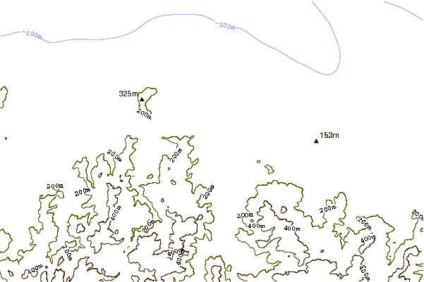 Shoreline around Playa de San Roman