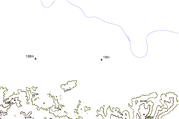 Shoreline around Playa de Tranqueru
