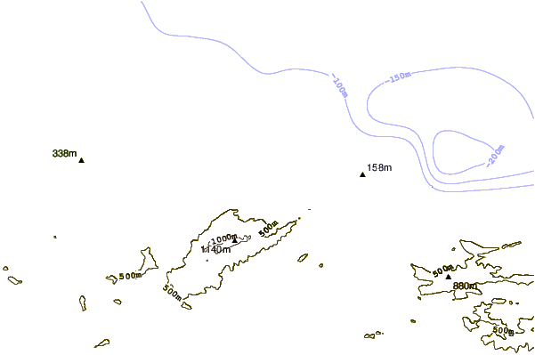 Shoreline around Playa de Viso