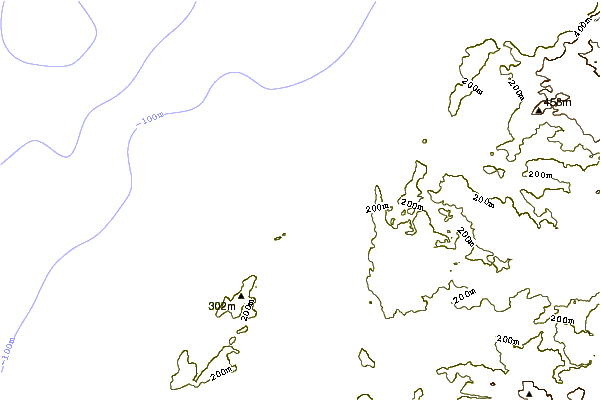 Shoreline around Playa de Campelo