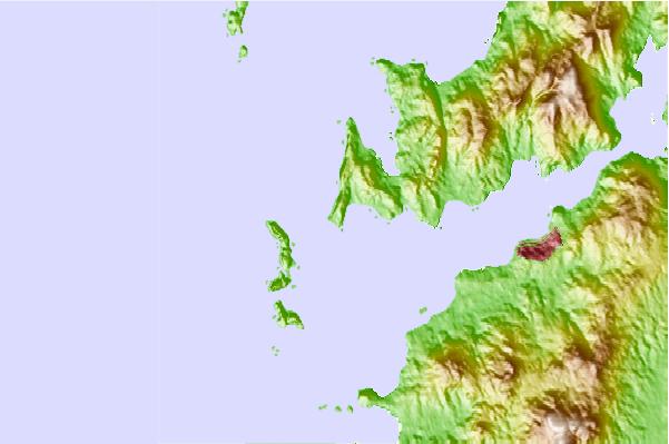 Surf breaks located close to Playa de Melide