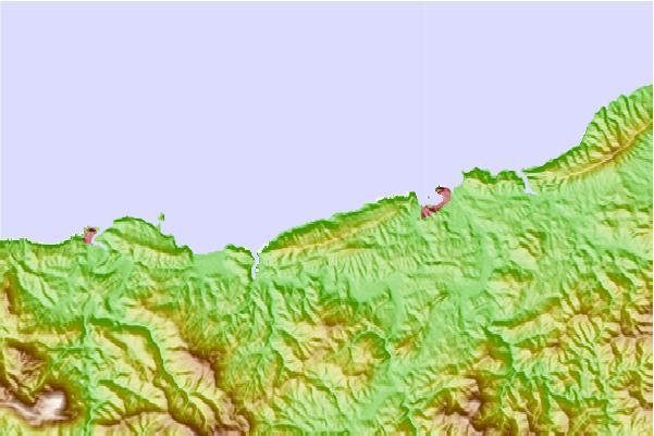 Surf breaks located close to Playa de Ondarreta(Pico del Tenis
