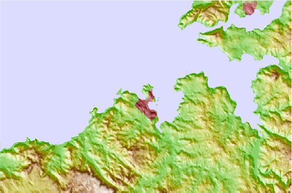 Surf breaks located close to Playa de Orzan