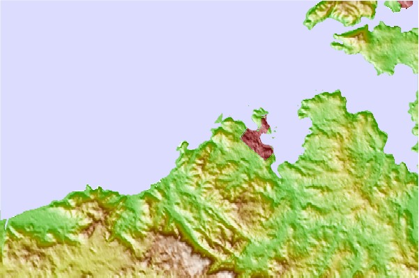Surf breaks located close to Playa de Sabon