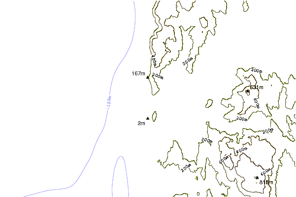 Shoreline around Playa do Carreiro