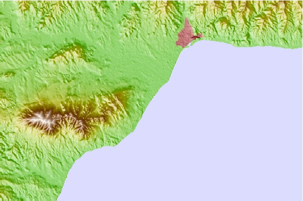Surf spots located close to Playa la Carihuela