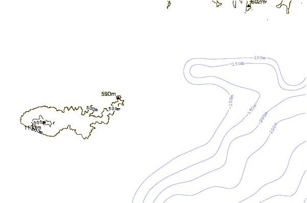 Shoreline around Playa la Carihuela