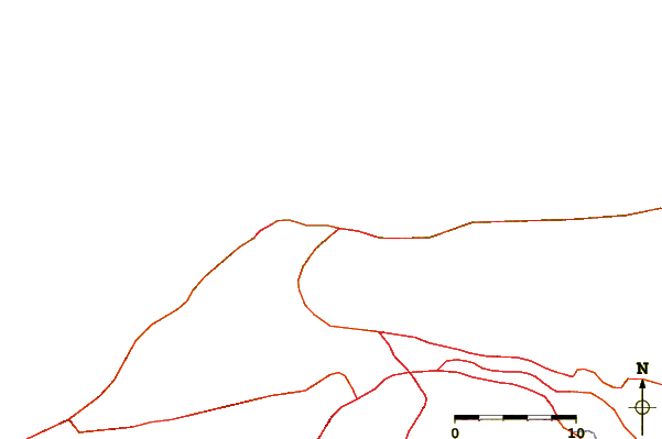 Roads and rivers around Playita