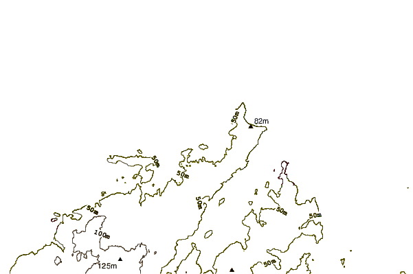 Shoreline around Pleherel