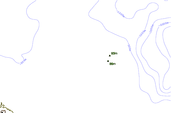 Shoreline around Plombier