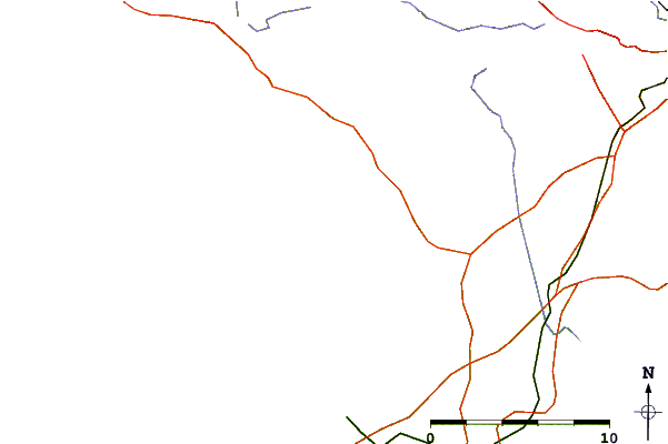 Roads and rivers around Plovan