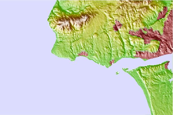 Surf spots located close to Poca