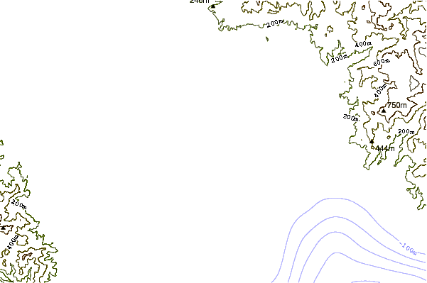Shoreline around Poetto (Cagliari)