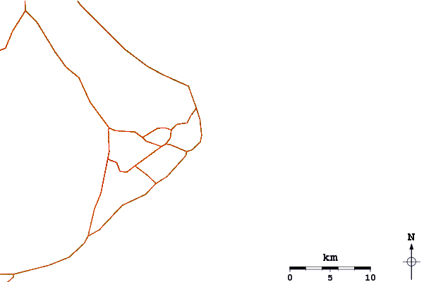 Roads and rivers around Pohoiki