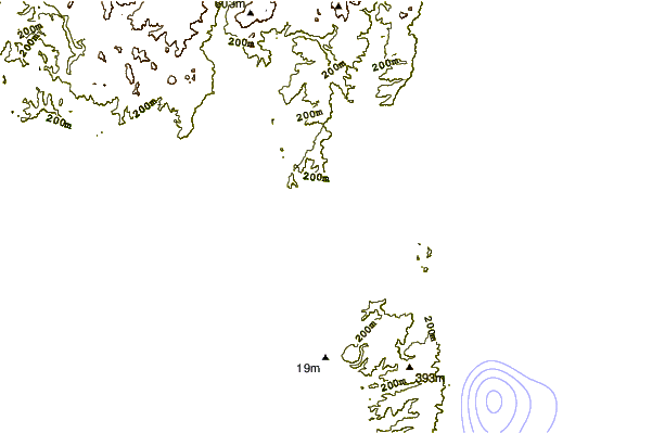 Shoreline around Point Annihilation