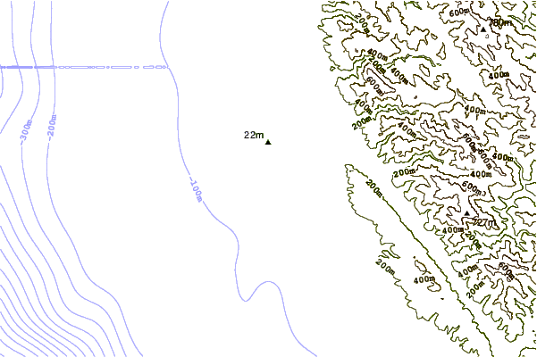 Shoreline around Point Arena