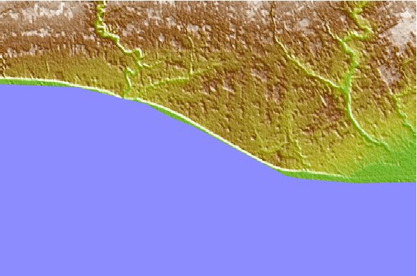 Surf spots located close to Point Burwell