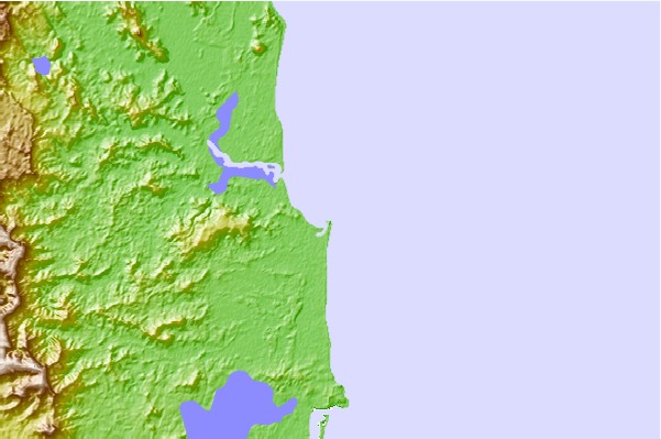 Surf spots located close to Point Cartwright/Secrets