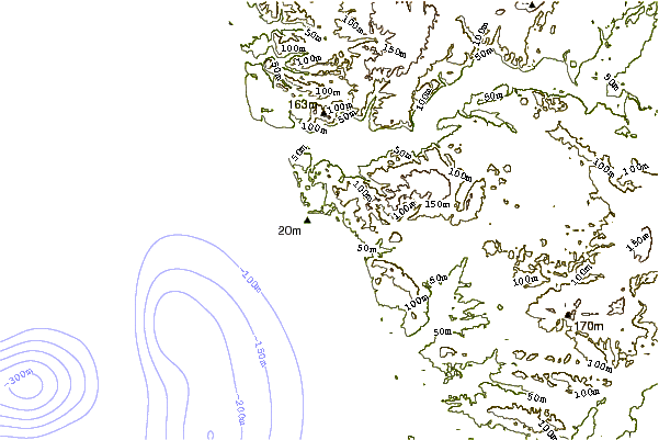 Shoreline around Point Grenville