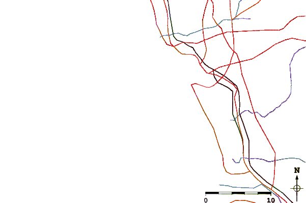 Roads and rivers around Point Loma