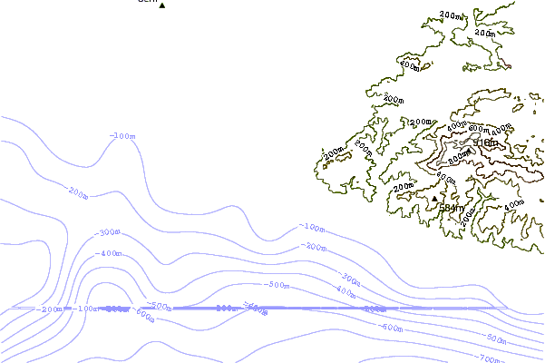 Shoreline around Point Mugu