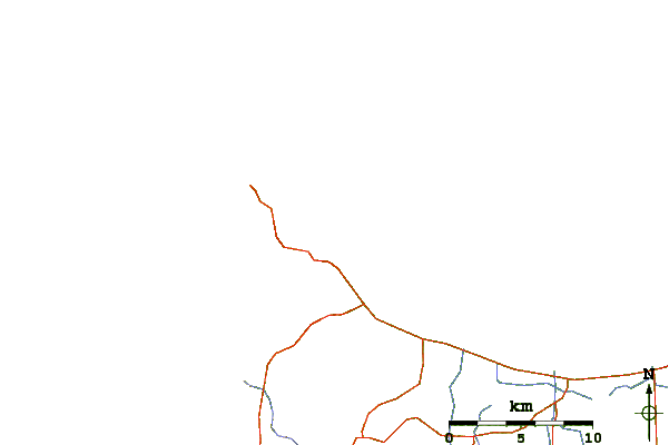 Roads and rivers around Point Picquet
