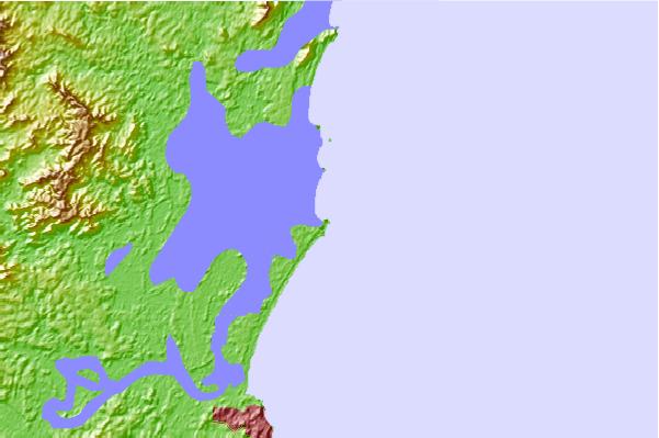 Surf spots located close to Point Plomer