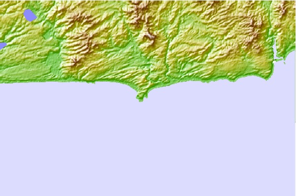 Surf breaks located close to Point Hicks