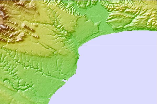 Surf spots located close to Point