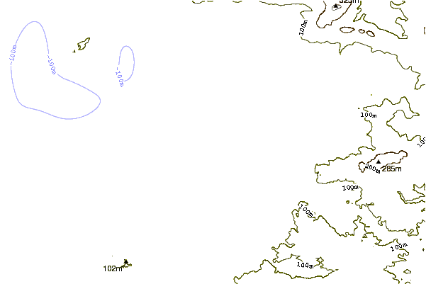 Shoreline around Point de Leyde