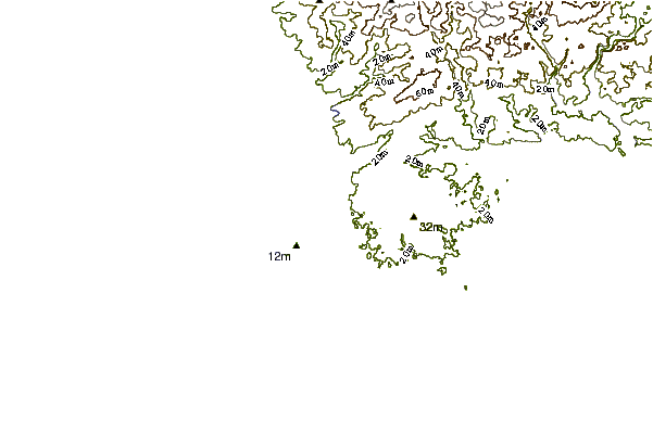 Shoreline around Point de la Torche