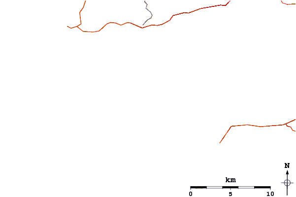 Roads and rivers around Ponit du Toulinget