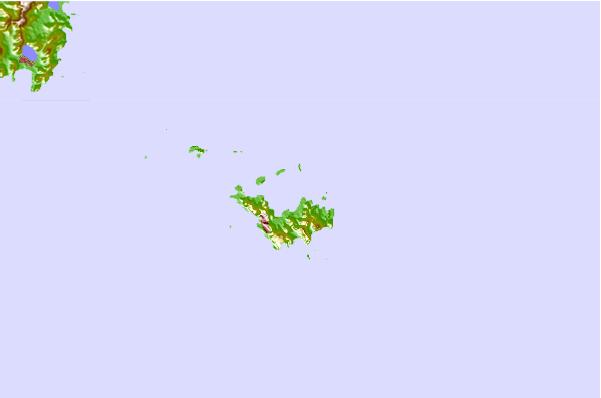 Surf spots located close to Pointe Milou