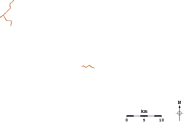 Roads and rivers around Pointe Milou