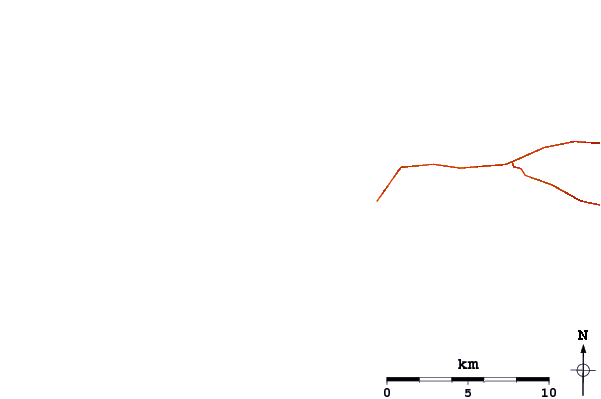 Roads and rivers around Pointe De Dinan