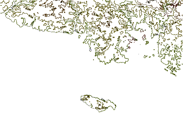 Shoreline around Pointe du Couregan
