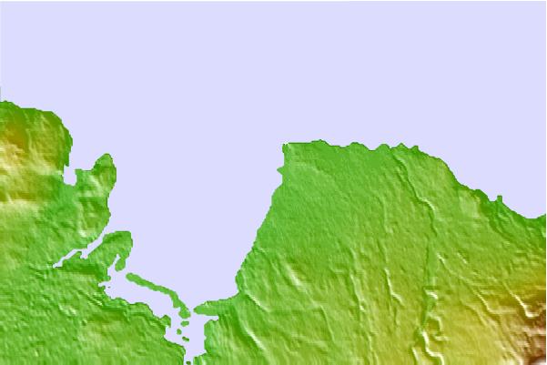 Surf spots located close to Pollacheeny Harbour