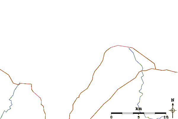 Roads and rivers around Pollacheeny Harbour